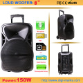 Cheap portable Battery Powered Trolley Speaker with USB/SD/FM/Bt